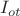 $I_{ot}$