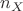 $n_X$