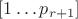 $[1\ldots p_{r+1}]$