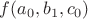 $f(a_0,b_1,c_0)$