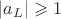 $|a_L|\geqslant 1$