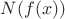 $N(f(x))$