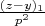 $\frac{(z-y)_1}{p^2}$