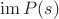 $\operatorname{im} P(s)$