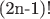 (2n-1)!
