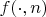 $f(\cdot, n)$