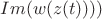 $Im(w(z(t))))$