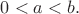 $0<a<b.$