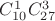 $C_{10}^1 C_{27}^3$