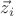 $\vec z_i$