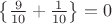 $\left\{\frac9{10} + \frac1{10}\right\} = 0$
