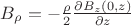 $B_{\rho}=-\frac {\rho} 2\frac{\partial B_z(0, z)}{\partial z}$