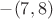 $- (7,8)$