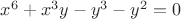 $x^6+x^3y-y^3-y^2=0$