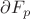 $\partial{F_p}$