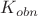 $K_{obn}$