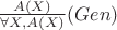 $\frac{A(X)}{\forall X, A(X)}(Gen)$