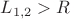 $L_{1,2}>R$