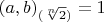 $(a, b)_{(\sqrt[n]{2})}=1$