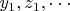 $y_1 ,z_1 , \cdot  \cdot  \cdot $