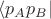 $\langle p_Ap_B|$