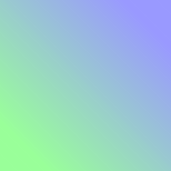 $\tikz\shade[shading=axis,bottom color=green!40,top color=blue!40,shading angle=-45] 
  (0,0) rectangle (3,3);
$