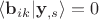 $\langle {\mathbf b}_{ik} | {\mathbf y}_{,s}\rangle=0$