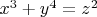 $x^3 + y^4 = z^2$