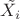 $\tilde{X_i}$