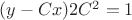 $(y-Cx)2C^2=1$
