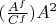 $(\frac {A^f}{C^f})A^2$