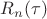 $R_n(\tau)$
