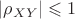 $|\rho_{XY}|\leqslant 1$