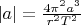 $|a| = \frac{4 \pi^2 a^3}{r^2 T^2}$