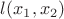 $l(x_1,x_2)$