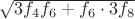$\sqrt{3f_{4}f_{6}+f_{6}\cdot 3 f_{8}}$