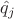 $\hat q_j$