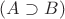 $(A \supset B)$