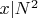 $x|N^2$