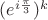 $(e^{i\frac\pi3})^k$