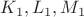 $K_1,L_1,M_1$
