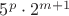 $5^p\cdot 2^{m+1}$