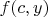 $f(c,y)$
