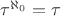 $\tau^{\aleph_0}=\tau