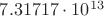 $7.31717 \cdot 10^{13}$