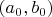 $(a_0,b_0)$
