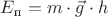 $E_\text{п} = m \cdot \vec{g} \cdot h$