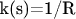 k(s)=1/R