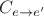 $C_{e\to e'}$