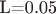 L=0.05